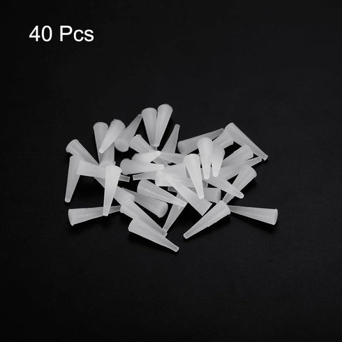 MECCANIXITY Silicone Rubber Tapered Plug 1.6mm to 4.8mm Solid White, 40 Pieces for Powder Coating, Laboratory Use