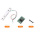 MECCANIXITY 4 Set Digital Load Cell Weight Sensor, 5KG + HX711 Module for DIY Portable Electronic Kitchen Scale