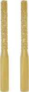 SG Store 2Pcs 1/4" Diamond Router Bits 5x35x65mm for Quartz Stone Jewelry Shell Tiles