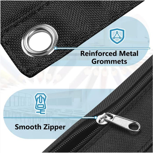 Forvencer Pencil Pouch for 3 Ring Binder, Big Capacity Clear Window Pencil Case, Pink Plaid