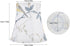 5.9" Kisangel Printed Cloth Lamp Shade, Fabric Floral Lampshade Cover Table Light Cover Replacement for Bedroom Home