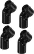 uxcell 4 Pcs Structural Pipe Connector, 1-1/8" 45 Degree 2-way Metal Connectors