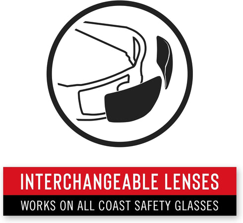 Coast SGL400 Bifocal Replacement Lenses +2.5