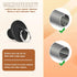 Seprochoo 3 Set, Sun visor parts Bungee kit and end cover, weather resistance, for Coolaroo external roller shutter