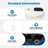 LIAUHO 360 60 Wet Dry Vacuum Cleaner, Wet and ARY Dual-Purpose Mopping Machine, Full-Surround Wipe, Minutes Runtime