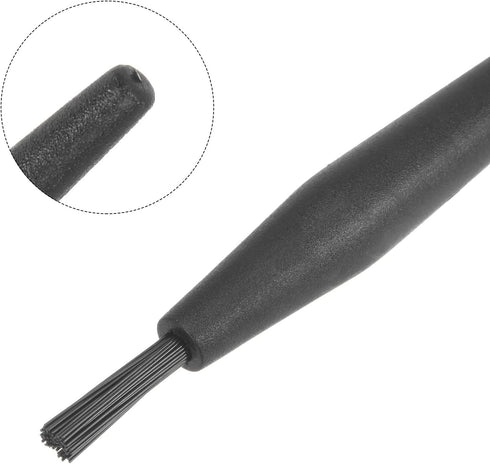 uxcell 2 Pcs Antistatic ESD Brush, Portable Nylon Lab Cleaning Brushes for Electronics, Keyboard, PCB Repair