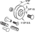 Prime-Line D 1796 1-1/4 In. Patio Roller Kit, 2 Pack