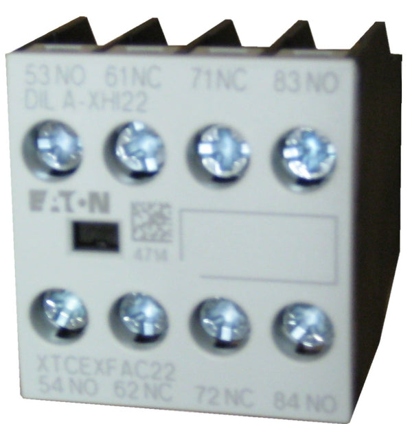 Eaton Control Automation XTCEXFAC22 Accessory; Front Mount Contactor; 2NO-2NC; Frame B-C