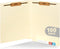 Blue Summit Supplies 100 Pack Manila Fastener File Folders, Reinforced Straight Cut End Tab Folders with 2 Fasteners,