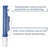 ONiLAB Pipette Pumps, Scientific 2ml Pipette Pump, Blue for Disposable Plastic and Glass Pipettes