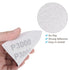 30pcs Mouse Sander Detail Sandpaper, 3000 Grit, Triangle Hook and Loop Assorted Sheets for Wood Polishing