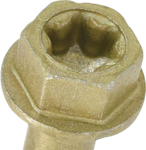 Power Pro Premium One Multi-Material Hex Washer Head Screws, Epoxy Coated Steel, ¼ x 1-¾ inches, Box of 56