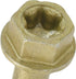 Power Pro Premium One Multi-Material Hex Washer Head Screws, Epoxy Coated Steel, ¼ x 1-¾ inches, Box of 56