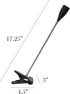 Simple Designs LD2005-BLK Flexible Gooseneck LED Clip Light Desk Lamp in Black