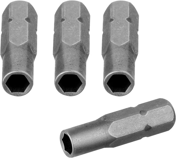 4 Pack Screw Driver Bit Adapter, 6.35mm 1/4" Insert Bit Adapter for Manual Electric Tool