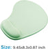 JSD Gel Mouse Pad with Wrist Support Wrist Rests 10.00×9.25×1.3 inches (Green, 1 Pack) by JSD