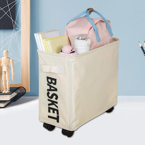 Generic Under Desk Storage - with Wheels Foldable Large Capacity, Portable Utility Cart Storage Organizer for Kitchen