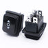 mxuteuk 3pcs Waterproof Momentary Rocker Switch, DC 12V 10A Toggle Power Button, 3 Position Motor Polarity Reversing