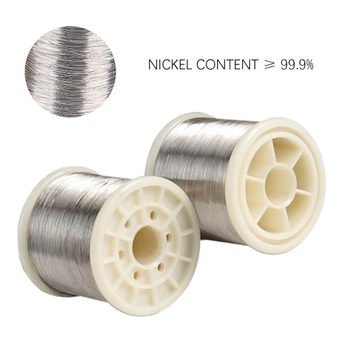 Pure Nickel Wire, 0.3mm Diameter, 5m/16.4ft Length, 99.9% Purity for Manufacturing and Experiments.