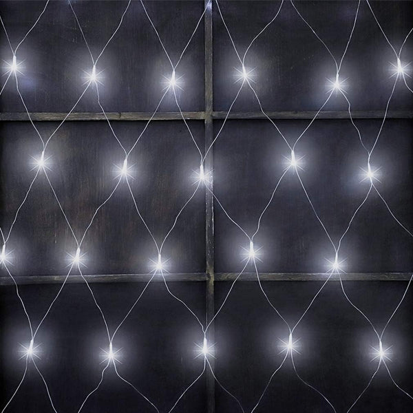 woohaha Outdoor Christmas Net Lights, 9.8FTx6.6FT 192 LED Plug-in Mesh Lights with