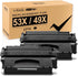 v4ink 49X 53X High Yield Toner Cartridge Replacement for HP P2015dn, P2015, P2010 (Black, 2 Packs)