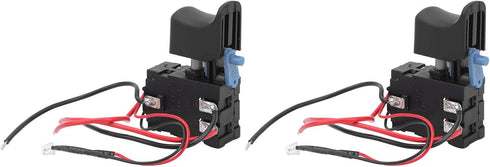 Drill Switch 2pcs Power Tool Switch with Lighting Function, Great Replacement for Old or Damaged Drill Bits