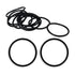 Othmro 10Pcs Nitrile Rubber O-Rings, 0.05in Wire Dia 0.82in OD for Air Sealing, Black
