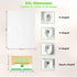 HelvioraX Flushable(50 Camping(22 16.5in) Toilet Seat Cover Disposable Pcs), XXL Travel Toilet Seat Covers for Adults