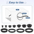 4Pcs Grommets 21mm 12mm Grommet uxcell Rubber Drill Hole, ID Hole Top Hat Black Silicone Rubber Hole Plug Gasket
