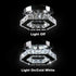 Mini Chandelier Crystal LED Ceiling Light Fixture Modern Pendant Lamp Semi Flush Mount Crystal Ceiling Lighting