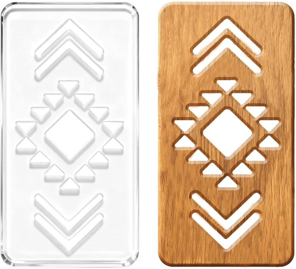 Aztec Pattern Router Template Acrylic Router Template for Woodworking Drawing Inlay Templates