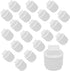 20Pack 1/2 Inch PVC Male Threaded Pipe End Cap, SCH40 PVC NPT Male Plug for Plumbing Water Line