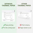 Thermal Paper 8.5" US Letter Size, 1 Roll for OFFNOVA Portable Thermal Printer, Multipurpose Receipt Paper