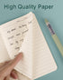 Mini Notepads Bulk - 36 Pack Small Journal Pocket Notepad with Black Cover, 3.5 x 5.5 Inches, 30 Sheets/60 Pages