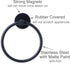 LEVOSHUA Magnetic Towel Ring Hand Towel Holder Towel Rack Towel Hook Hanger for Refrigerator, Kitchen Stove, Oven