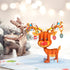 Paper Love 3D Reindeer Pop Up Christmas Card, Gift for Christmas or Holidays, 5" x 7" Cover with Envelope and Removable