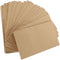 Uonlytech 100pcs Brown Kraft Paper Sandwich Bags 18x11x32cm Disposable Bread Bags Oil-resistant