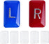Lontcs X-Ray Markers - Clear Epoxy Resin with Lead L & R Letters