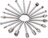 Yakamoz 20pcs 1/8" (3mm) Shank High Speed Steel Rotary Files Burrs Wood Milling Rotary File Burr Set for DIY Woodworking Carving Engraving Drilling