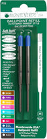 Monteverde Soft Ballpoint Refill (to fit Parker), Extra Fine Point, Blue/Black