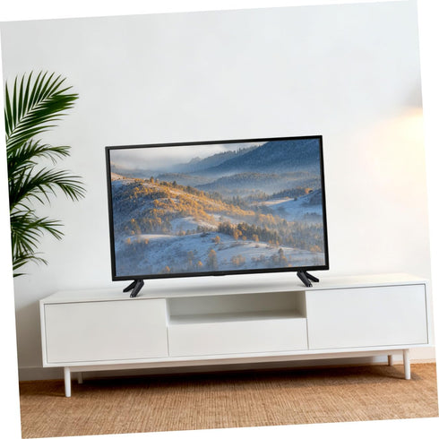 NULYLU 2 Pcs Tv Mount Stand for Tvs Tabletop Brackets with Screws No Drilling Required Stable Support Legs for LCD LED