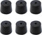 PENCK 6pcs Rubber Stopper with Hole, 27mm to 34mm Tapered Plug for Lab Home Use