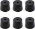 PENCK 6pcs Rubber Stopper with Hole, 27mm to 34mm Tapered Plug for Lab Home Use