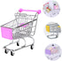 Rolling Wrought Iron Storage Cart - Versatile Kitchen & Party Use