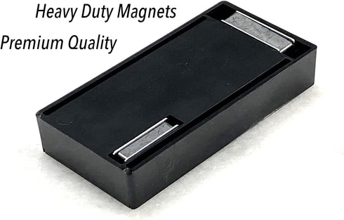 2 Pack Hide A Key Magnetic Under Car Spare Key Holder - Large ABS Case Key Hider for Home, RV, Truck