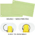 ANSTEEP 500PCS 3x5 Inches (3x5(800)) Colored Index Cards, Flash Cards with Ring