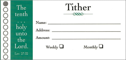 Broadman Church Supplies Offering Envelope, Tither, 100 Count by BROADMAN CHURCH SUPPLIES
