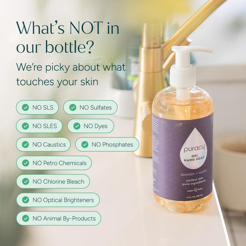 48 Puracy Organic Hand Soap, Professional Hand Washers We've All Become, Moisturizing Natural Gel Hand Wash Soap
