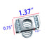 Strut Channel Nuts, 1/2-13 Spring Nuts with Zinc Electroplate Finish, 10 Pack for Strut Channel