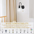 OSALADI Vintage Pull Chain Wall Sconce Light Fixture, Battery Operated Wall Lamp with Switch,Indoor/Outdoor Farmhouse
